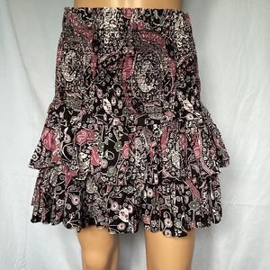 NWT Isabel Marant Etoile Jupe Naomi mini skirt in Dark Plum 44 / 8